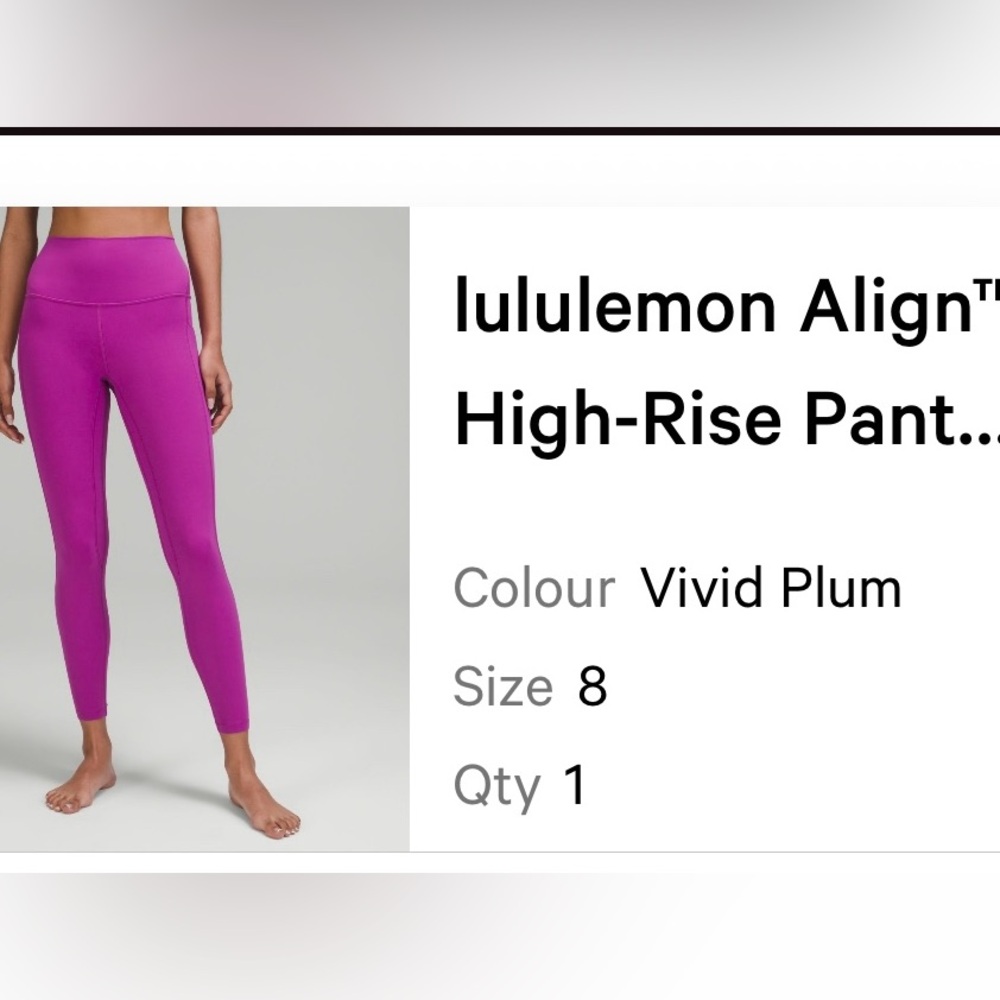 Lululemon Align high rise pants